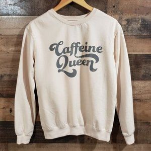 Cold‎ crush NWT crew neck caffeine queen graphic woman's size small